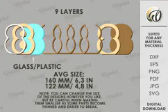 3D Number Piggy Bank Laser Cut. Money Box. Eight SVG Product Image 2