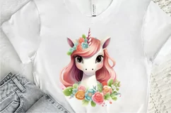 Number Unicorn Birthday PNG Clipart Product Image 2