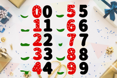 Layered Birthday numbers svg, Watermelon cake topper Product Image 3