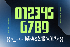 Vion - Modern Condensed Extrude Logo Font Product Image 10