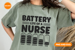 nurse life battery life funny quote Product Image 4