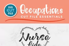 Nurse aid svg design - create cute tote bags or shirts with your Cricut machine