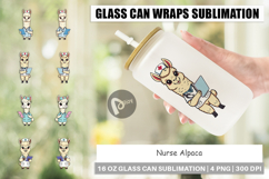 Glass Can Nurse Alpaca Product Image 1