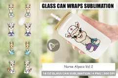 Glass Can Nurse Alpaca Product Image 1