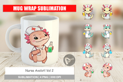 Mug Wrap Nurse Axolotl Product Image 1