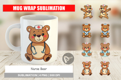 Mug Wrap Nurse Bear Product Image 1