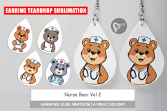 Earring Nurse Bear Product Image 1