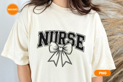 Nurse with Bow Png Product Image 2