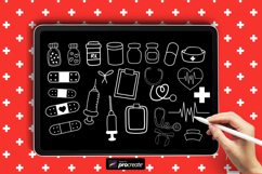 Nurse Essentials Brush for Procreate | Patterns &amp; Stamps Product Image 3