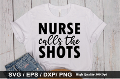 Nurse Quotes SVG Design - Nurse T-shirt Design Product Image 2