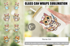 Glass Can Nurse Cat Product Image 1