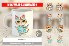 Mug Wrap Nurse Cat Product Image 1