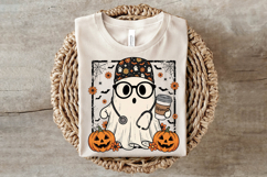 Nurse Coffee Lover Spooky Sublimation Product Image 2