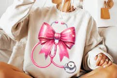 Nurse Coquette PNG, Nurse Sublimation, Nursing, Stethescope Product Image 2
