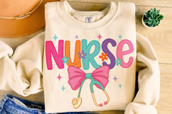 Preppy Nurse PNG, Nurse Coquette, Nursing PNG, Nurse Life Product Image 1