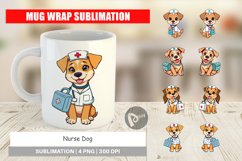 Mug Wrap Nurse Dog Product Image 1