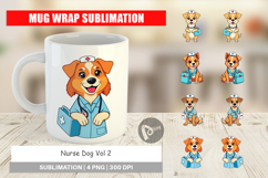 Mug Wrap Nurse Dog Product Image 1