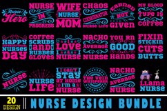 Nurse T-Shirt Design Bundle 04 Product Image 1