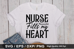 Nurse Quotes SVG Design - Nurse T-shirt Design Product Image 3