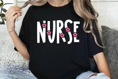 Flower Nurse SVG - Nurse Mode - Registered Nurse Life SVG Product Image 4