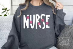 Flower Nurse SVG - Nurse Mode - Registered Nurse Life SVG Product Image 3