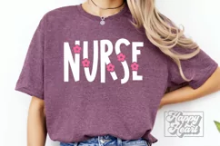 Flower Nurse SVG - Nurse Mode - Registered Nurse Life SVG Product Image 2