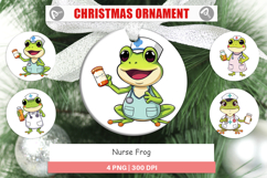 Ornament Nurse Frog Product Image 1