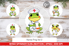 Wind Spinner Nurse Frog Product Image 1
