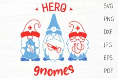 doctor gnomes silhouette 