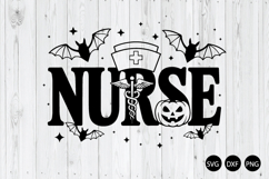 Nurse Halloween SVG, Funny Fall Nursing SVG, Halloween SVG Product Image 1