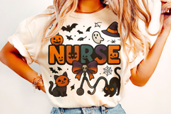 Halloween Nurse PNG, Spooky Nurse PNG, Nursing PNG Halloween Product Image 5