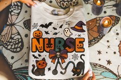 Halloween Nurse PNG, Spooky Nurse PNG, Nursing PNG Halloween Product Image 2