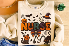 Halloween Nurse PNG, Spooky Nurse PNG, Nursing PNG Halloween Product Image 4