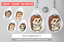 Earring Nurse Hedgehog Product Image 1