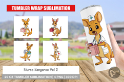 Tumbler Nurse Kangaroo Product Image 1