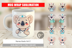 Mug Wrap Nurse Koala Product Image 1