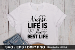 Nurse Quotes SVG Design - Nurse T-shirt Design Product Image 4