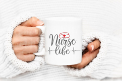 Nurse Life Svg, Healthcare Svg, Nursing Png Product Image 1