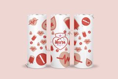 nurse life skinny tumbler sublimation design for 20oz and 30oz skinny tumbler sublimation wrap