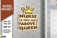 Nurse Wooden Magnets Laser Cut Bundle. Fridge Magnets SVG Product Image 4