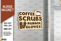 Nurse Wooden Magnets Laser Cut Bundle. Fridge Magnets SVG Product Image 5