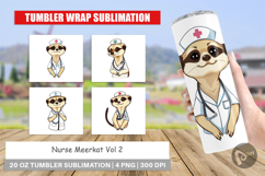 Tumbler Nurse Meerkat Product Image 1
