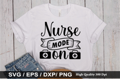 Nurse Quotes SVG Design - Nurse T-shirt Design Product Image 2