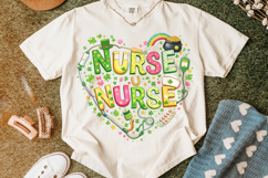 Lucky Nurse PNG, St Patrick's Day Nurse PNG, Nurse Life PNG Product Image 5
