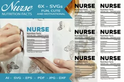 Nurse Nutrition - Motivational and Fun Nurse SVG Designs Product Image 1