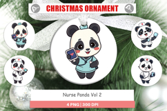 Ornament Nurse Panda Product Image 1