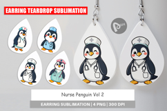 Earring Nurse Penguin Product Image 1