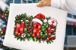 Trending Christmas Nurse PNG, Nurse PNG Product Image 2