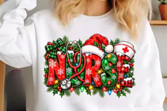 Trending Christmas Nurse PNG, Nurse PNG Product Image 5