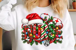 Nurse PNG, Funny Christmas PNG, Christmas Sublimation Product Image 4